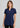 Womens Mali Stretch Tunic T-Top - Navy