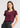 Womens Evelyn Short Sleeve Blouse - Wine