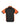 Mens Nitro Short Sleeve Shirt - Black/Orange/White