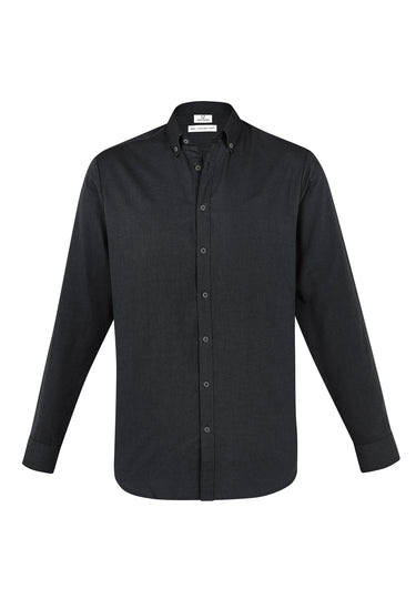 Mens Memphis Long Sleeve Shirt - Black