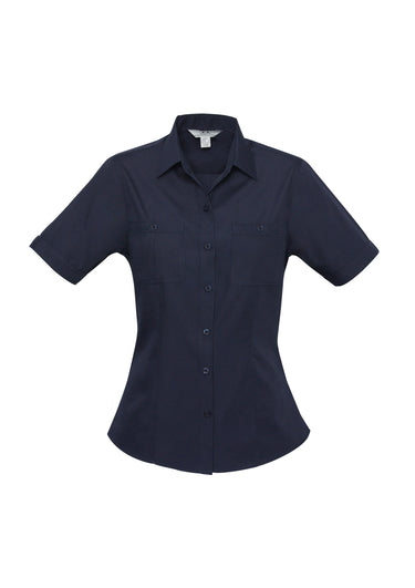 Womens Bondi Short Sleeve Shirt - Navy