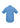 Mens Metro Short Sleeve Shirt - Mid Blue back