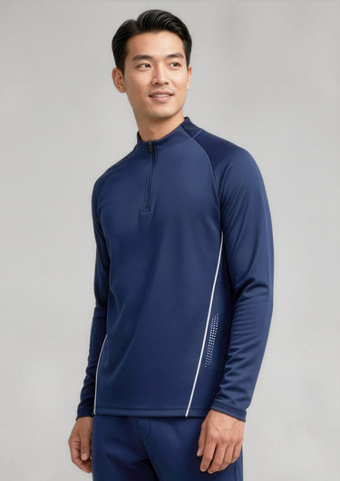 Unisex Balance Mid Layer Top - Navy/White