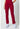 CK WW Revolution Mid Rise Tapered Leg Drawstring Pant - Red