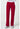 CK WW Revolution Mid Rise Straight Leg Pull-on Pant - Red