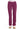 CK WW Revolution Mid Rise Straight Leg Pull-on Pant - Wine