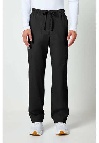 CK WW Professionals Men's Tapered Leg Fly Front Cargo Pant - Black