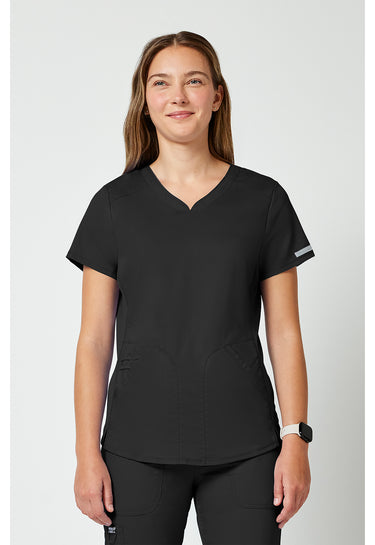 CK WW Revolution V-Neck Top - Black