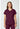 CK WW Revolution V-Neck Top - Wine