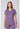 CK WW Revolution Mock Wrap Top - Heather Chalk Violet