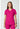 CK WW Revolution Mock Wrap Top - Electric Pink