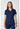 CK WW Revolution Mock Wrap Top - Navy
