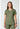 CK WW Revolution Mock Wrap Top - Olive