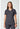 CK WW Revolution Mock Wrap Top - Pewter