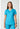 CK WW Revolution Mock Wrap Top - Turquoise