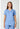 CK WW Revolution V-Neck Top - Ciel Blue