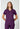 CK WW Revolution V-Neck Top - Eggplant