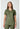 CK WW Revolution V-Neck Top - Olive