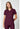 CK WW Revolution V-Neck Top - Wine