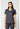 CK WW Core Stretch V-Neck Top - Pewter
