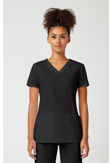 CK WW Originals V-Neck Top - Black