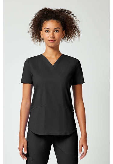 CK WW Professionals V-Neck Top - Black