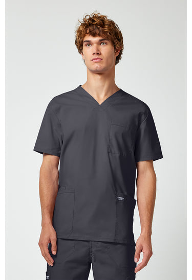 CK WW Professionals Men's V-Neck Top - Pewter