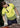 Mens Hi Vis Tracks Short Sleeve Polo - Yellow/Navy