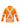 Womens Hi Vis NSW Rail X Back 2 In 1 Softshell Jacket - Orange back
