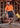 Mens Hi Vis Short Sleeve Shirt - Orange/Navy back