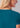 ADAR Addition Women's Notched V-neck Scrub Top - Caribbean Blue