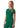 ADAR Addition Women's Notched V-neck Scrub Top - Hunter Green