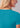 ADAR Addition Women's Notched V-neck Scrub Top - Teal Blue