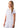 ADAR Addition Women's Notched V-neck Scrub Top - White