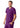 ADAR Addition Men's Modern Multi-pocket V-Neck Scrub Top - Eggplant