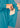 ADAR Addition Men's Bomber Zipped Jacket - Teal Blue
