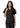 Adar Universal Double Pocket Snap Front Top - 604 - Black