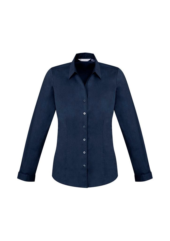 Biz Collection Biz Care Ink / 10 Biz Corporate Ladies Monaco Long Sleeve Shirt S770LL