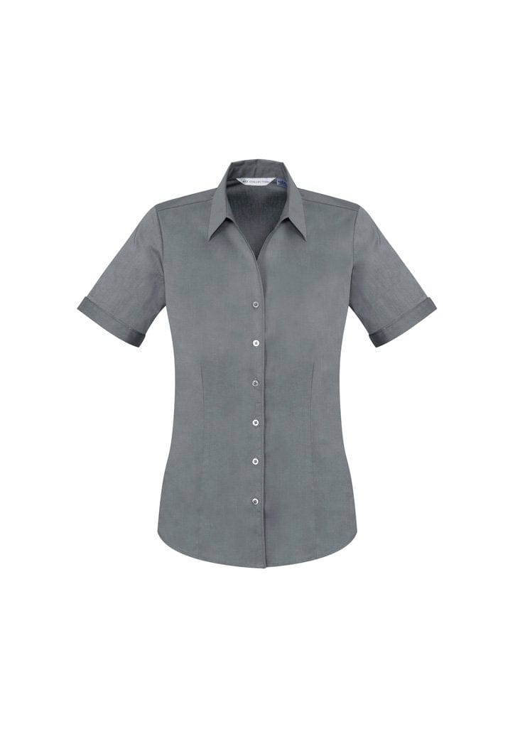 Biz Collection Biz Care Platinum / 10 Biz Corporate Ladies Monaco Short Sleeve Shirt S770LS