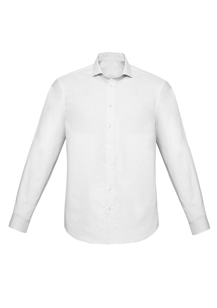 Biz Collection Biz Corporate White / 2XL Biz Corporate Mens Charlie Slim Fit L/S Shirt RS969ML