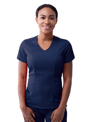 Adar Pro Women's Core Classic Yoga Scrub Set - Navy
