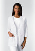 Cherokee Professional Whites White / 2XL Professional Whites 3/4 Sleeve Embroidered Jacket 1491