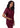 Sivvan Unisex V-Neck 3 Pocket Top - Burgundy