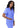 Sivvan Unisex V-Neck 3 Pocket Top - Ceil Blue