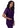 Sivvan Unisex V-Neck 3 Pocket Top - Purple