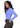 Sivvan Women's Long Sleeve Comfort Underscrub Tee - Ceil Blue