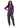 Sivvan Women's Long Sleeve Comfort Underscrub Tee S8500 - Heather Eggplant