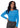 Sivvan Women's Long Sleeve Comfort Underscrub Tee S8500 - Heather Pool Blue