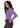Sivvan Women's Long Sleeve Comfort Underscrub Tee - Heather Purple