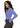 Sivvan Women's Long Sleeve Comfort Underscrub Tee - Heather Royal Blue